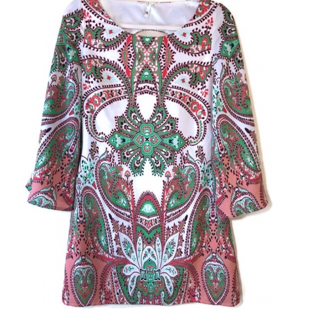 ✨NWOT✨ Multicolor Hippie Boho Dress